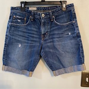 Adriano Goldschmied the Fillmore non-stretch denim Bermuda shorts size 32